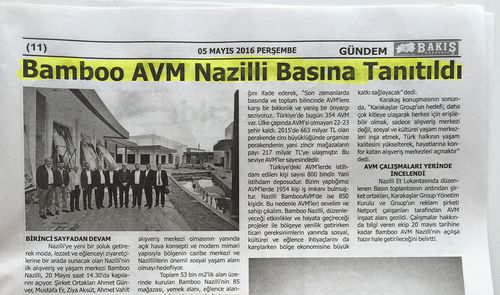 Bakış Gazetesi / 5 Mayıs 2016