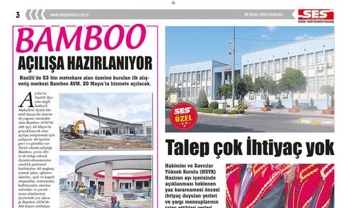 Ses Gazetesi - Nazilli / 04 Mayıs 2016