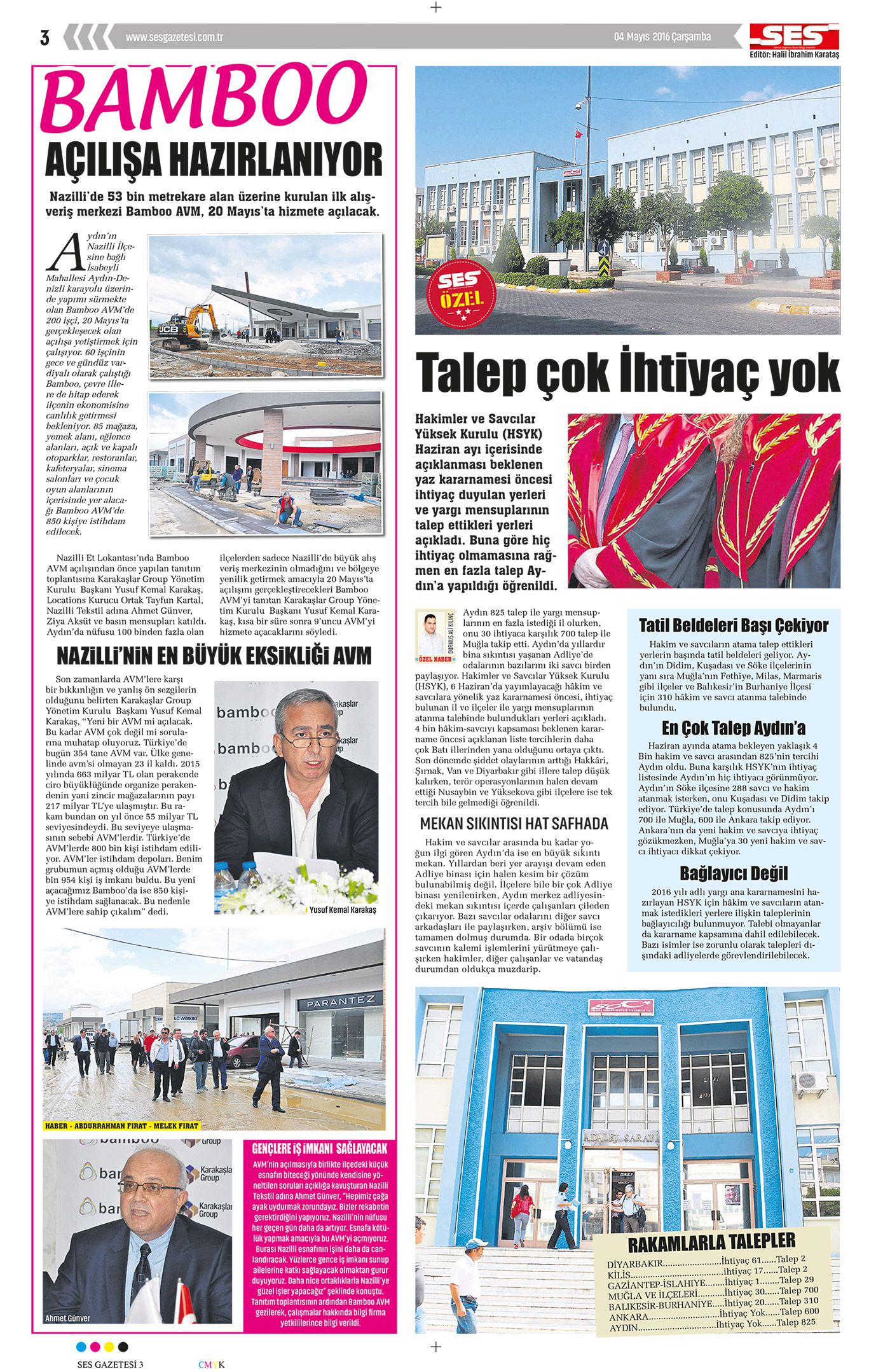 Ses Gazetesi - Nazilli / 04 Mayıs 2016