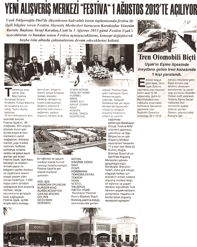 Uşak Gündem Gazetesi / 4 Temmuz 2013